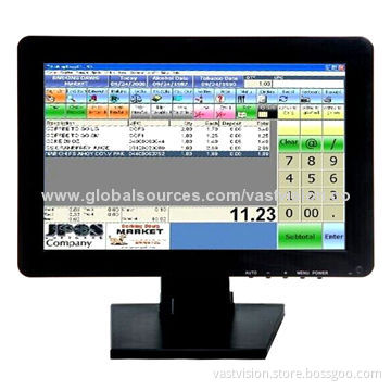 12-inch 16:10 Quad-screen CCTV LCD Monitor with 1,280x800 Pixels Resolution